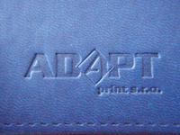 Ražba loga ADAPT print na diáře